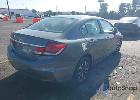 2013 Honda Civic Ex-L из США, поврежденный, VIN 19XFB2F98DE273299